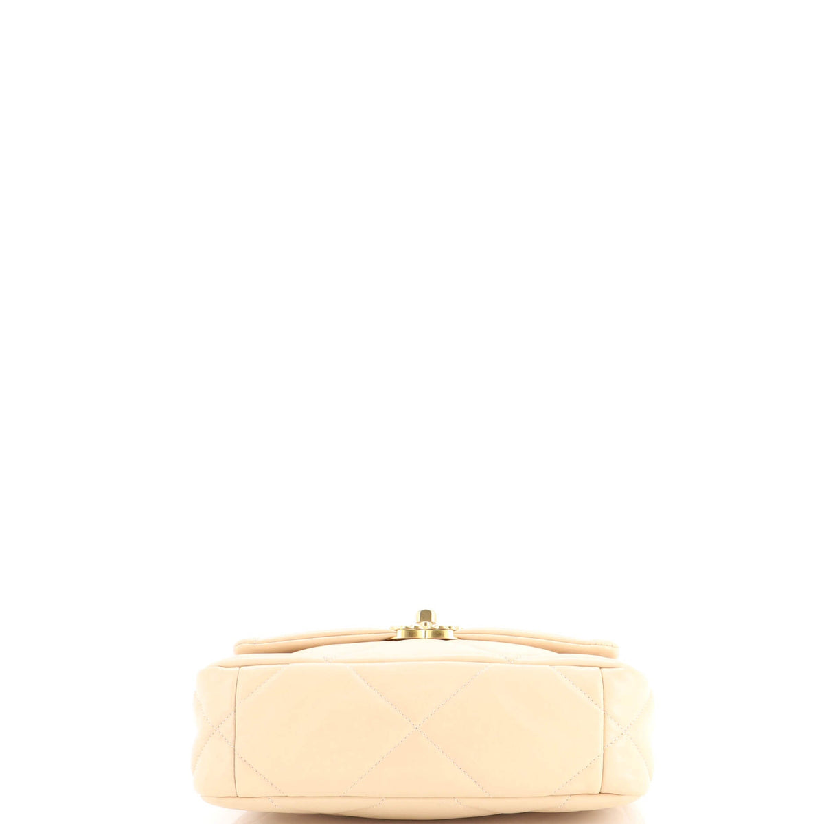 19 Flap Bag Quilted Leather Medium