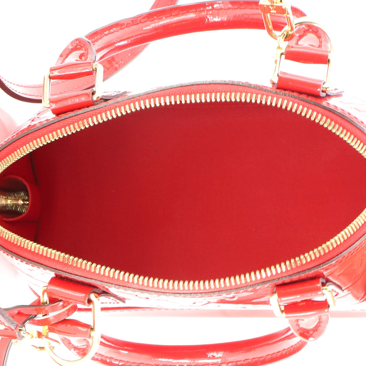 Alma Handbag Monogram Vernis BB