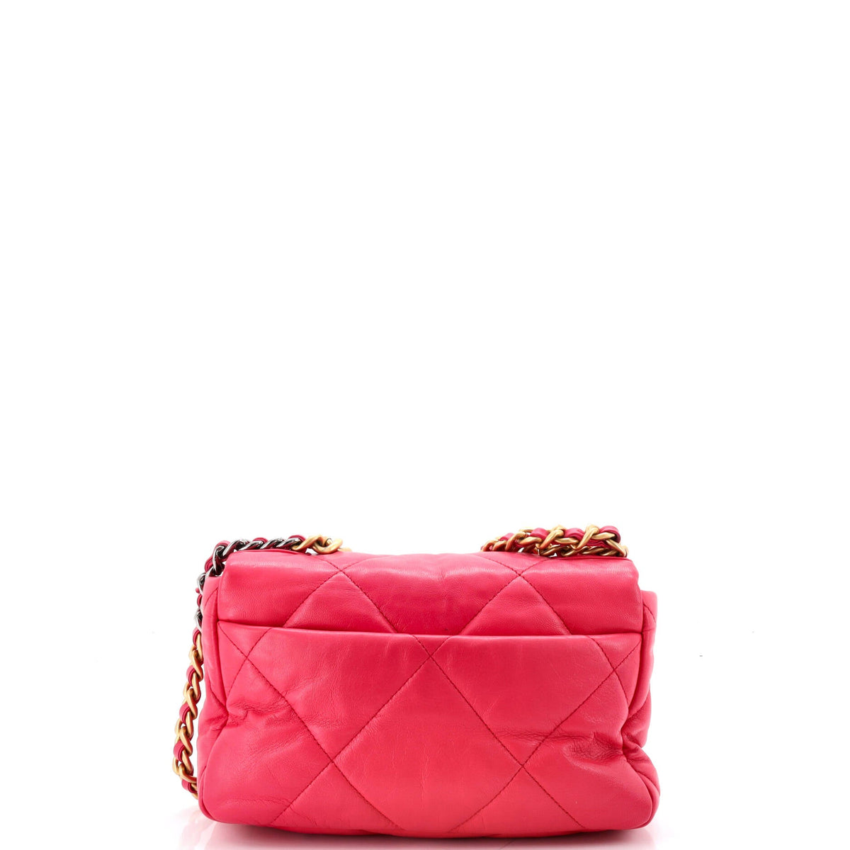 19 Flap Bag Quilted Leather Medium
