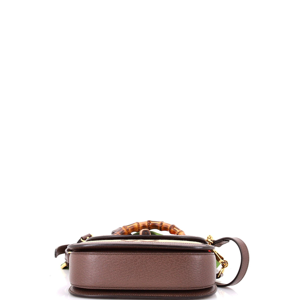 Bamboo 1947 Top Handle Bag Jumbo GG Canvas Small
