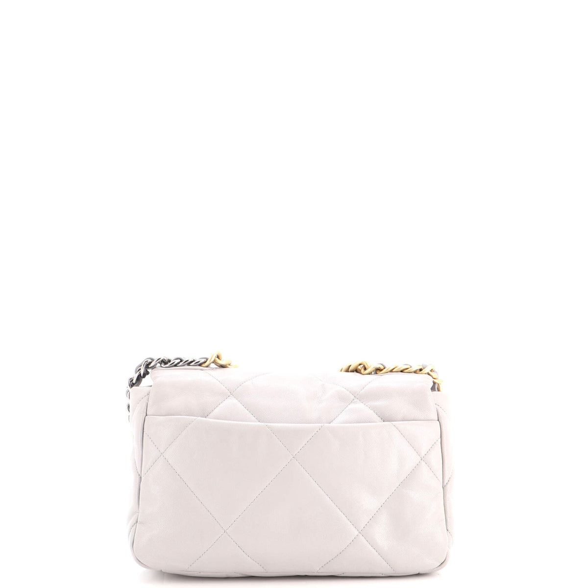 19 Flap Bag Quilted Leather Medium