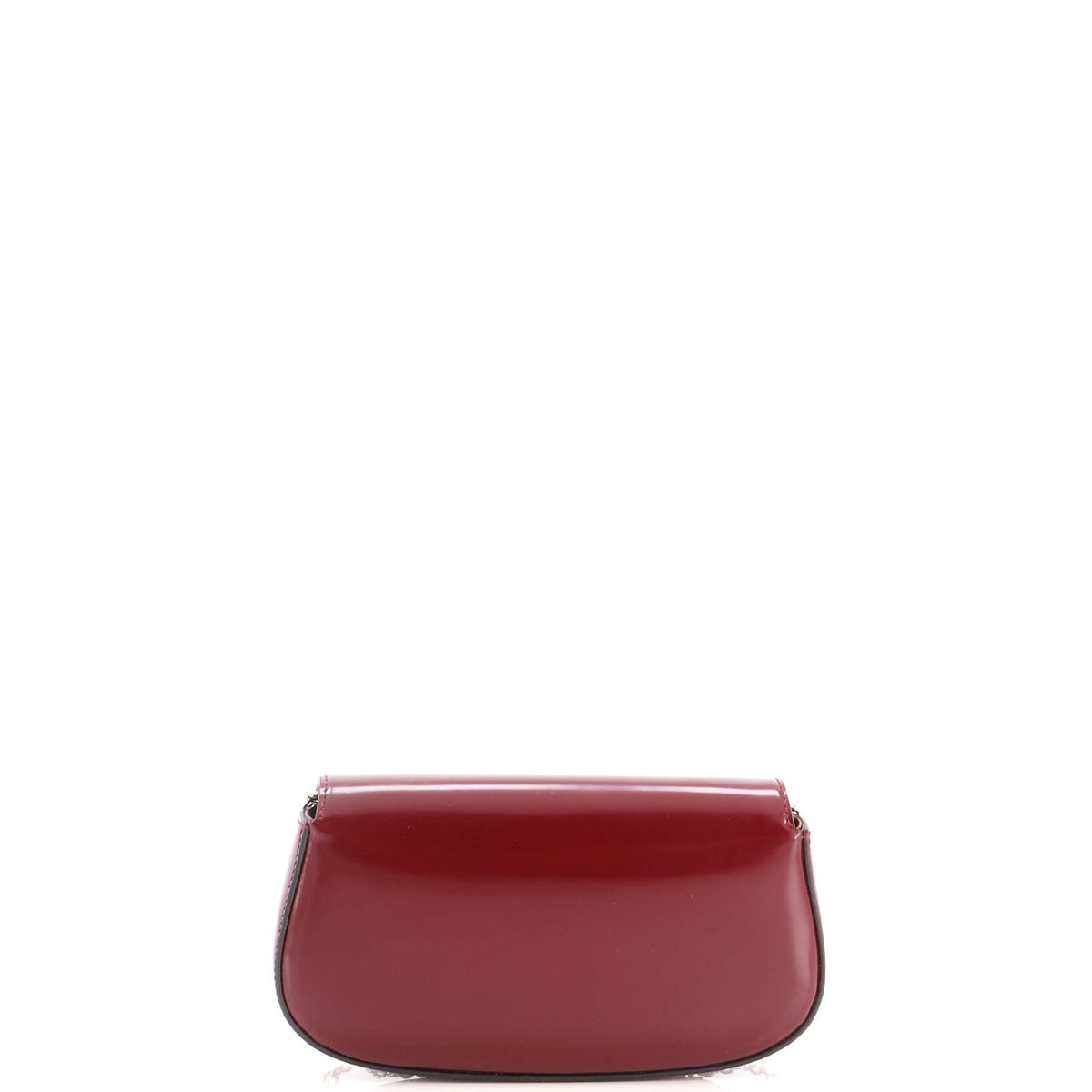Bamboo Night Chain Clutch Leather Small