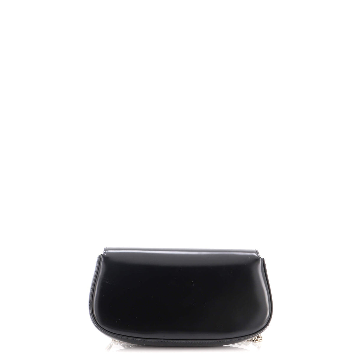 Bamboo Night Chain Clutch Leather Small