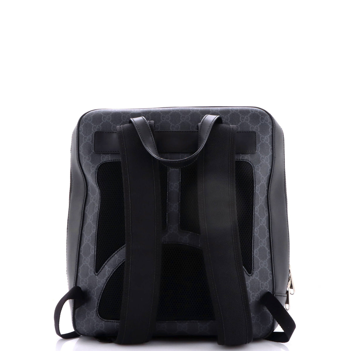 Angry Cat Web Backpack GG Coated Canvas with Applique Medium
