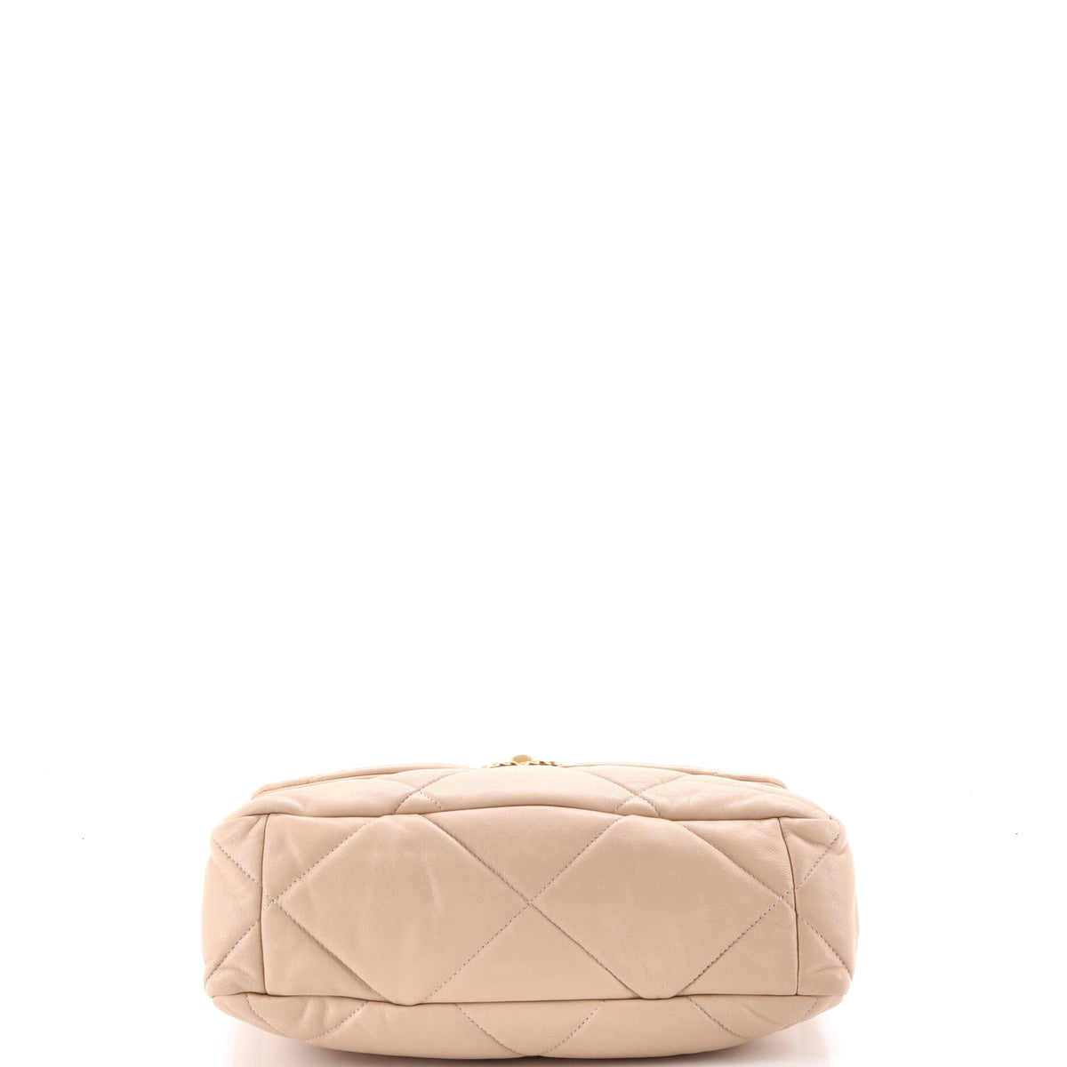 19 Flap Bag Quilted Leather Large