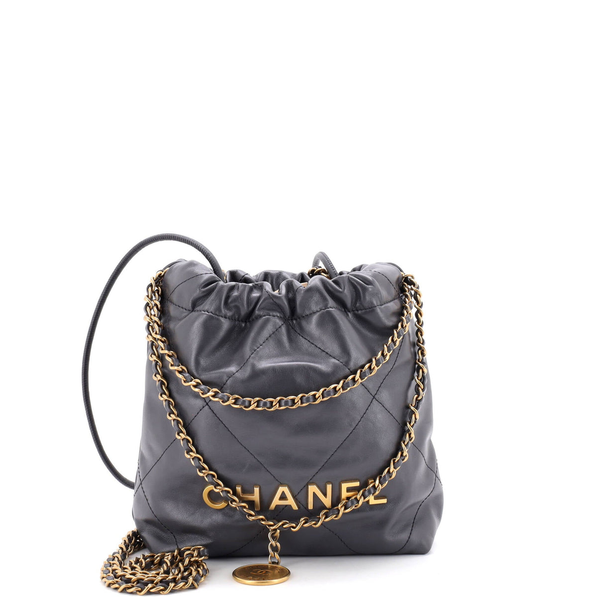 22 Chain Hobo Quilted Calfskin Mini