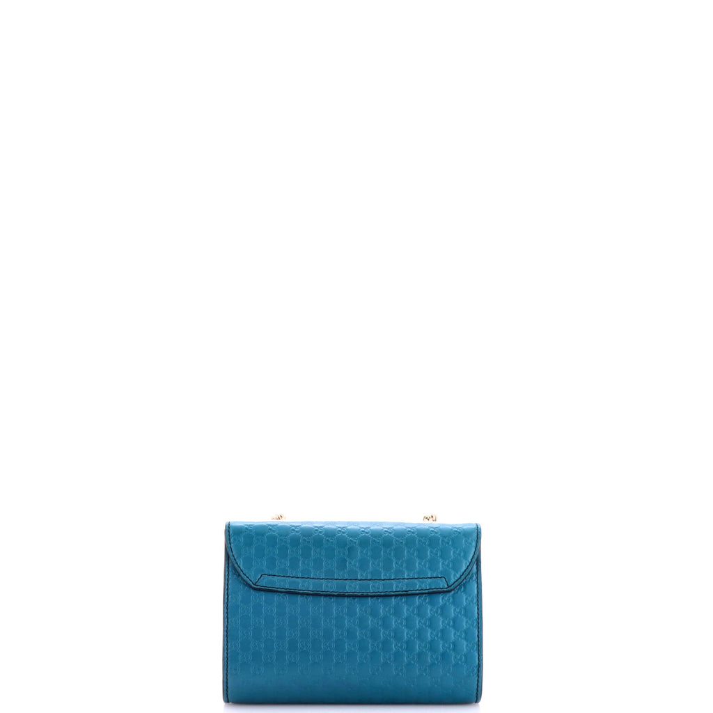 Emily Chain Flap Bag Microguccissima Leather Mini