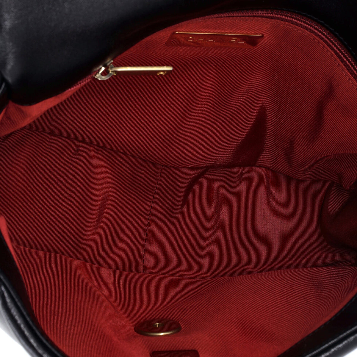 19 Flap Bag Quilted Leather Medium
