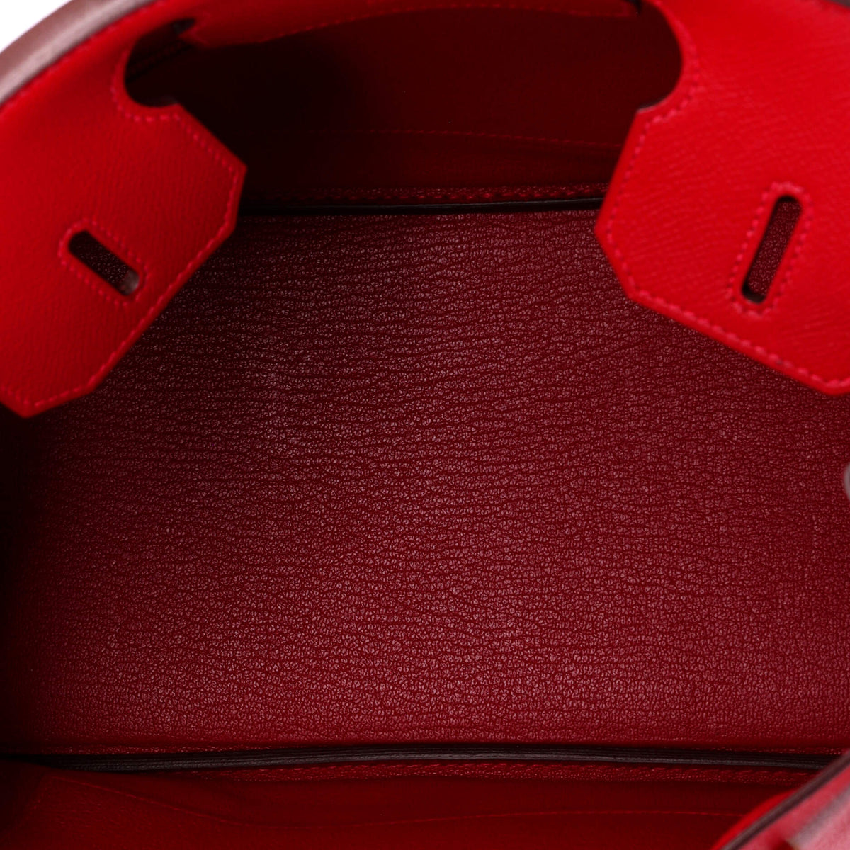 Birkin Handbag Rouge Vif Epsom with Gold Hardware 30