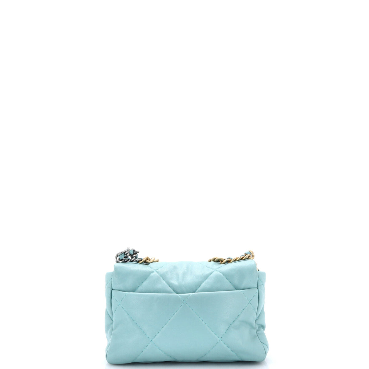 19 Flap Bag Quilted Leather Medium