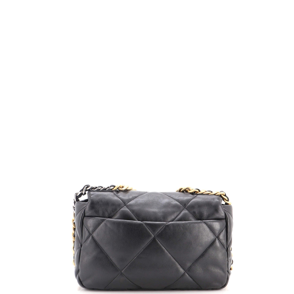 19 Flap Bag Quilted Leather Medium