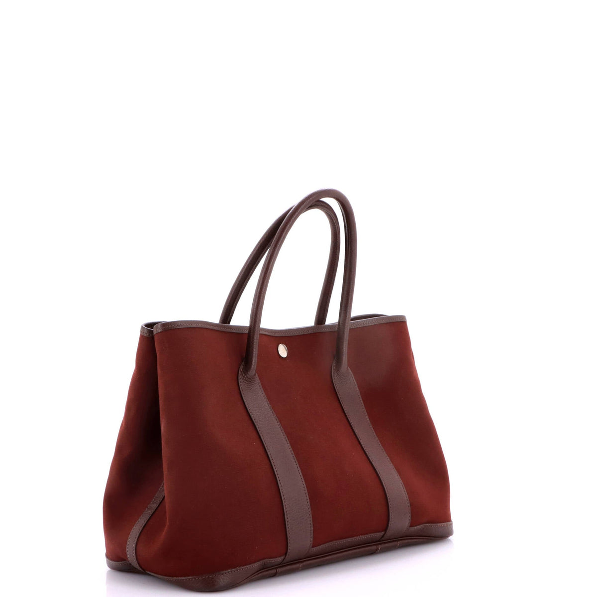 Garden Party Tote Toile and Leather 36