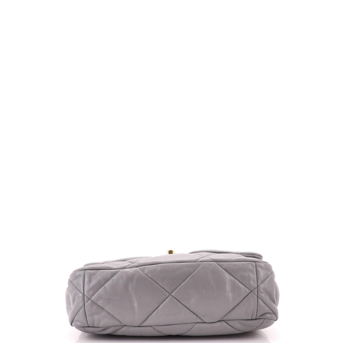 19 Flap Bag Quilted Leather Large