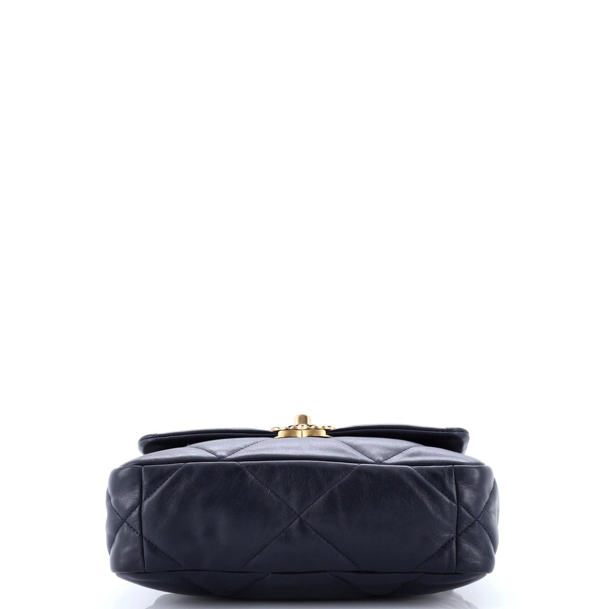 19 Flap Bag Quilted Leather Medium