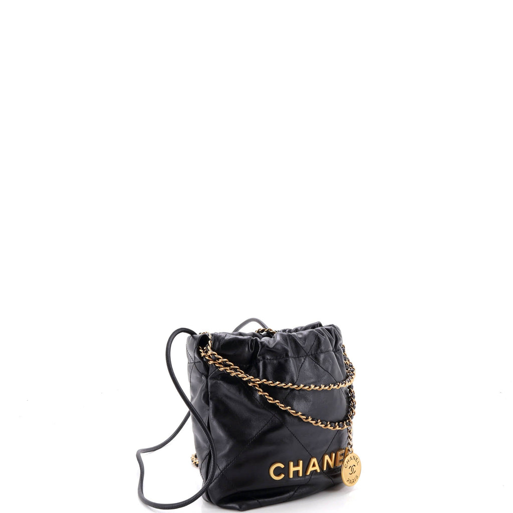22 Chain Hobo Quilted Calfskin Mini