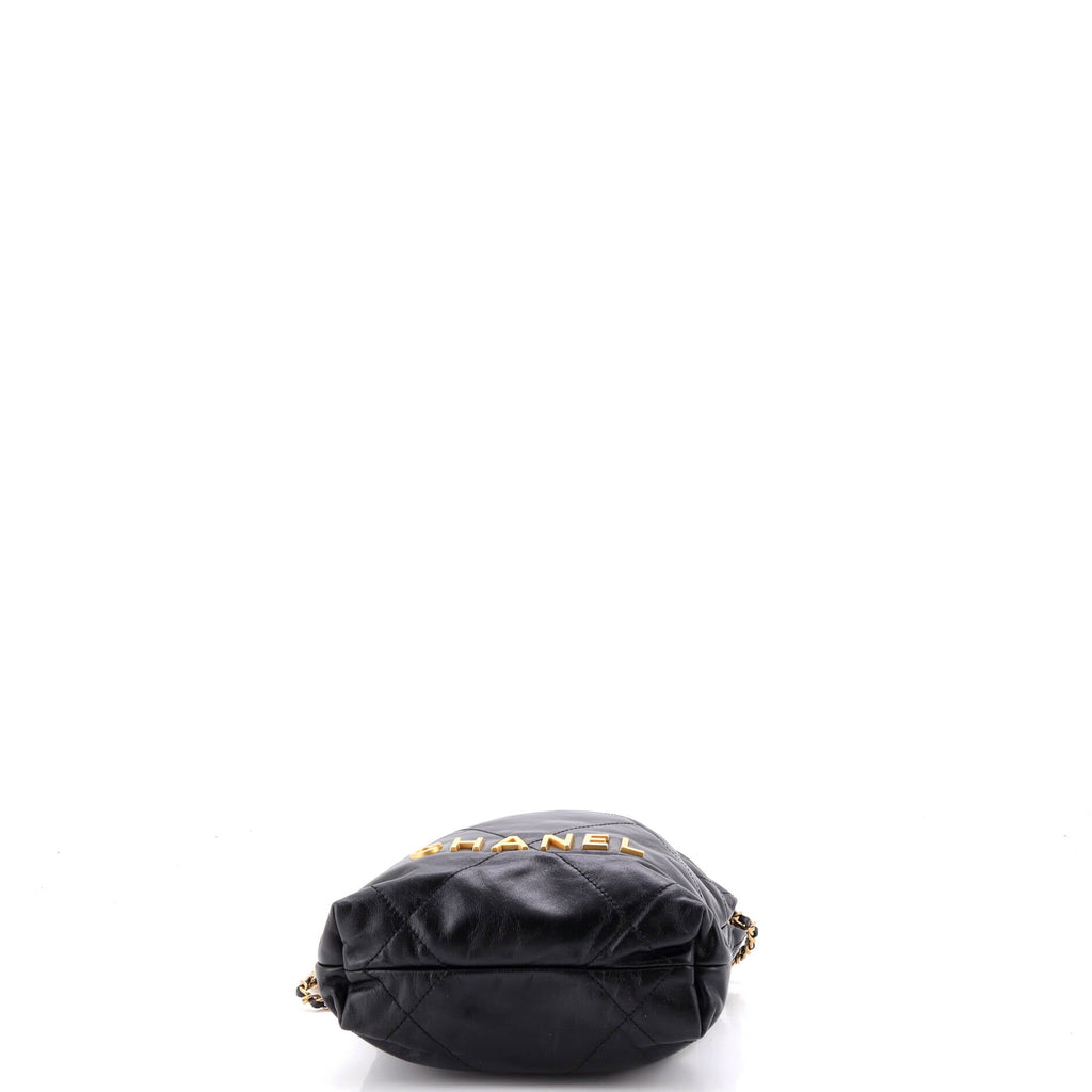22 Chain Hobo Quilted Calfskin Mini