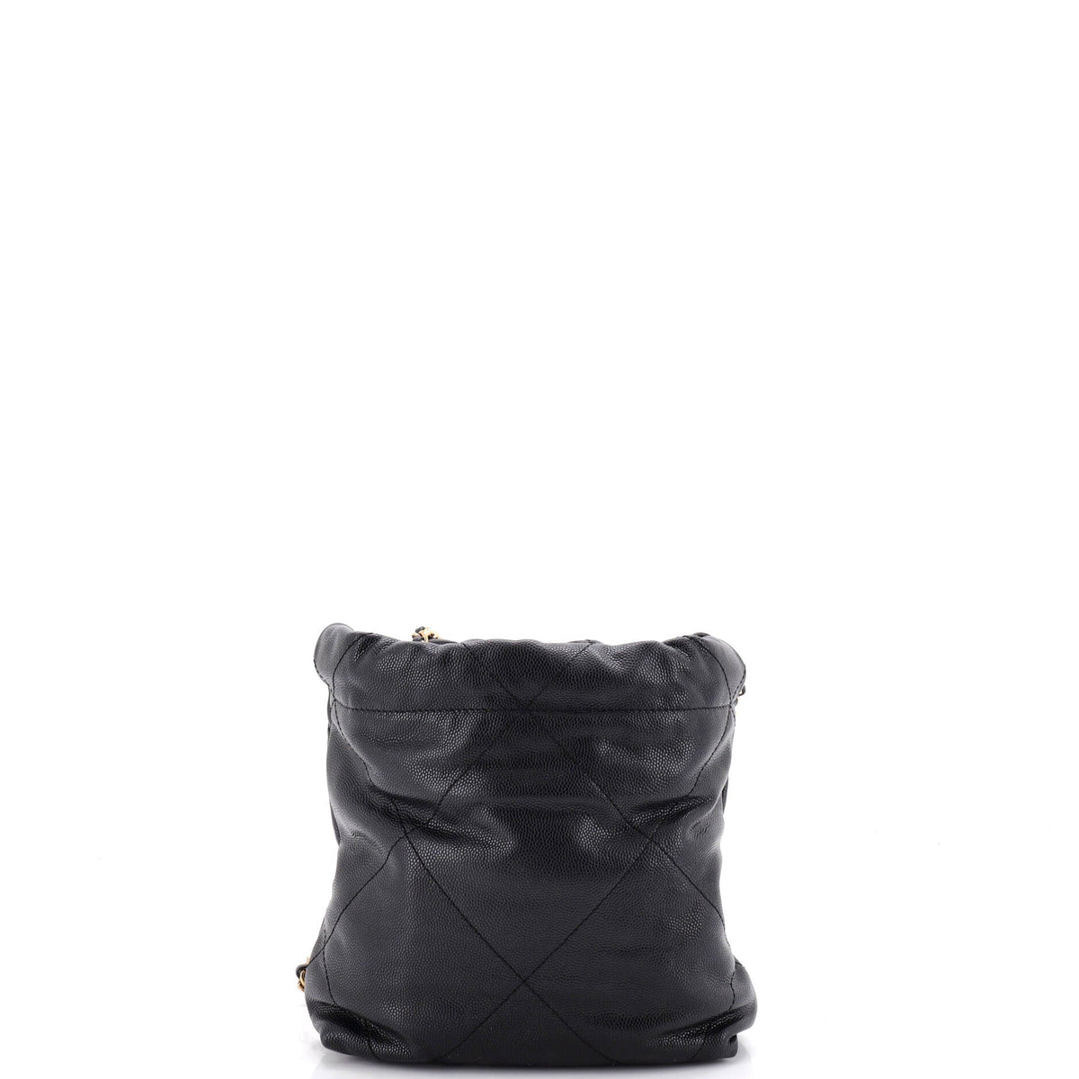 22 Chain Hobo Quilted Caviar Mini