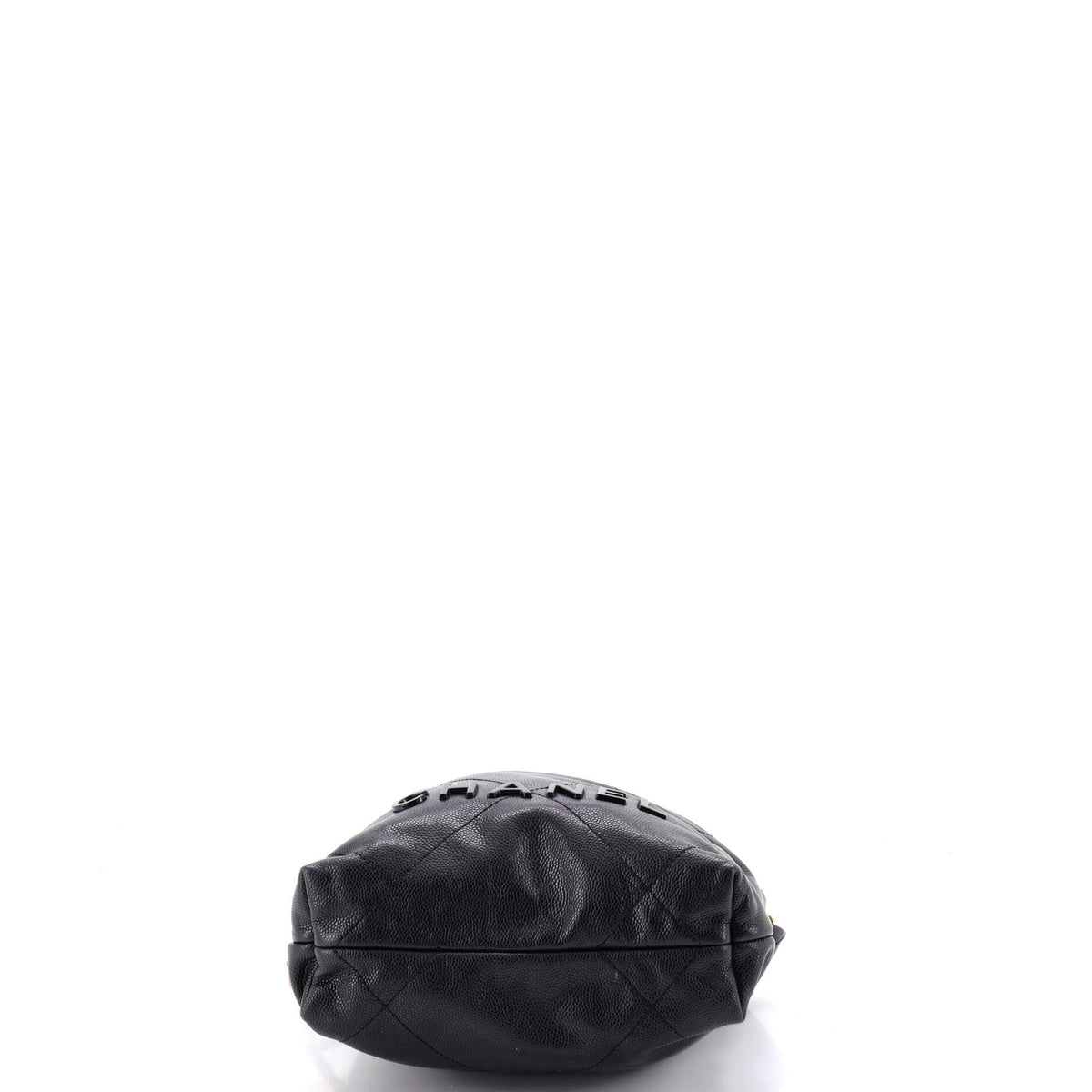 22 Chain Hobo Quilted Caviar Mini