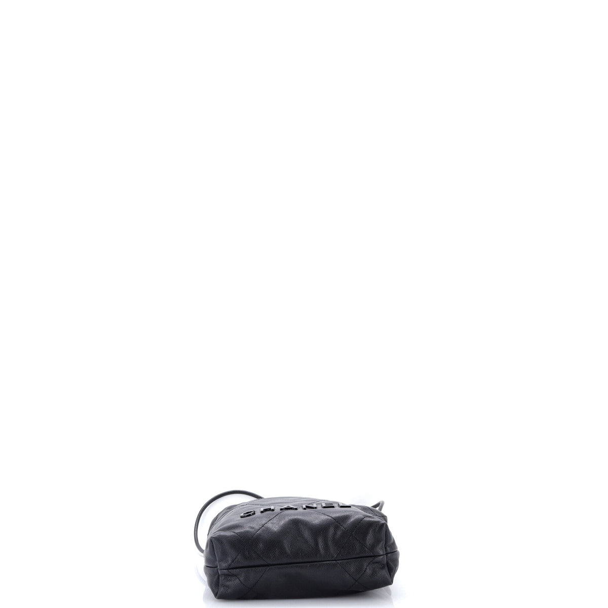 22 Chain Hobo Quilted Caviar Mini