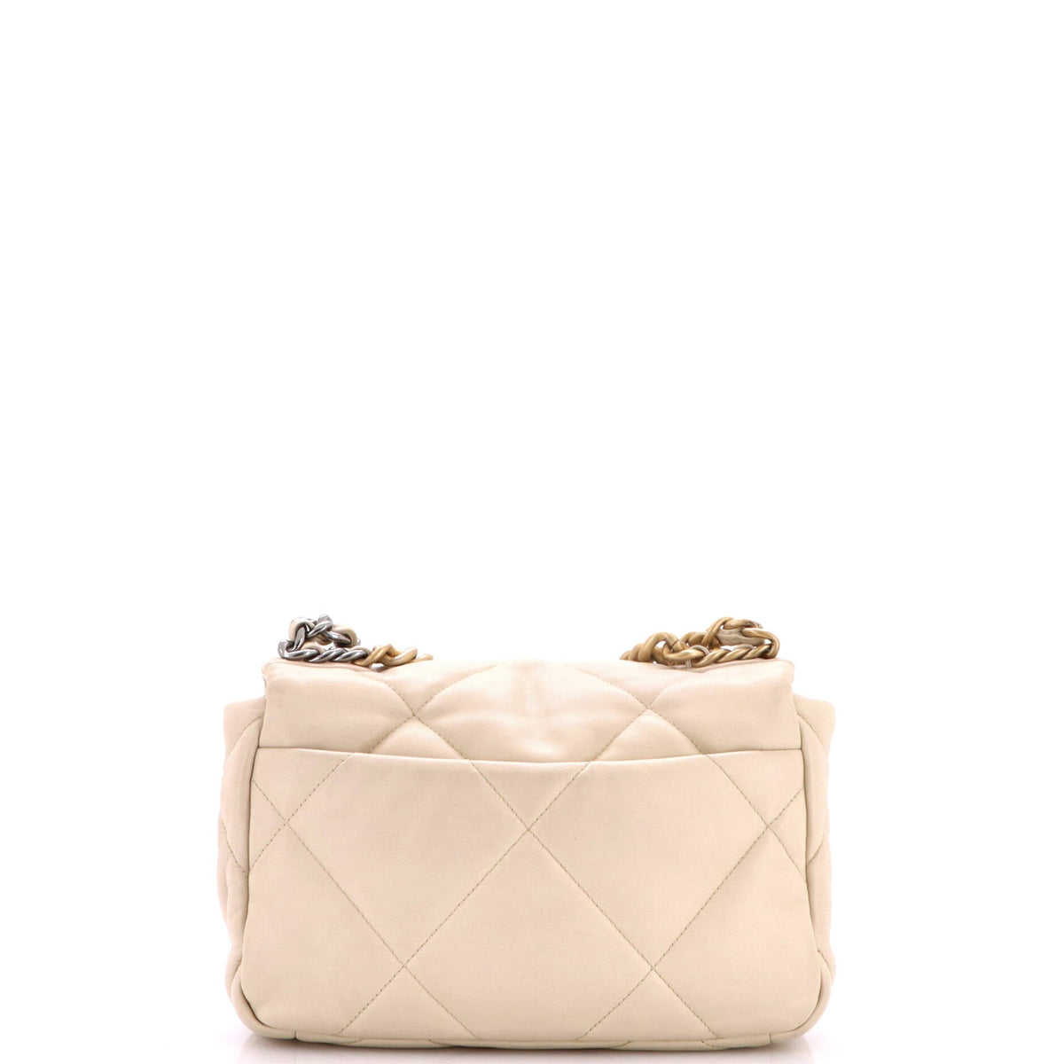 19 Flap Bag Quilted Leather Medium