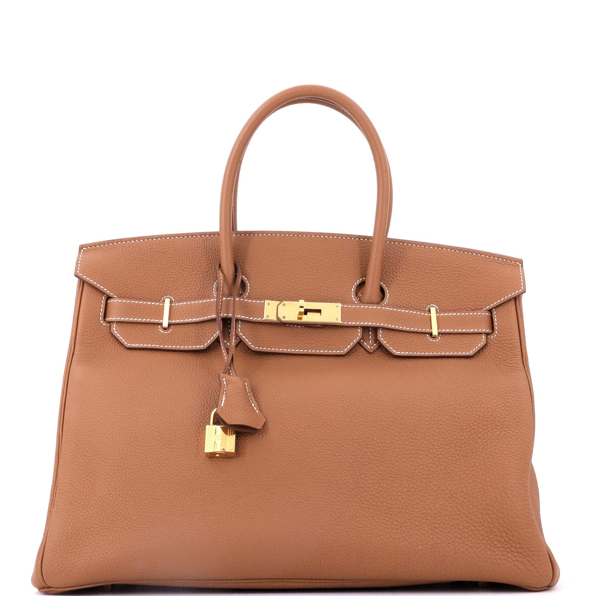 Birkin Handbag Gold Togo with Gold Hardware 35