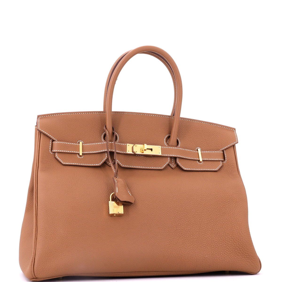 Birkin Handbag Gold Togo with Gold Hardware 35