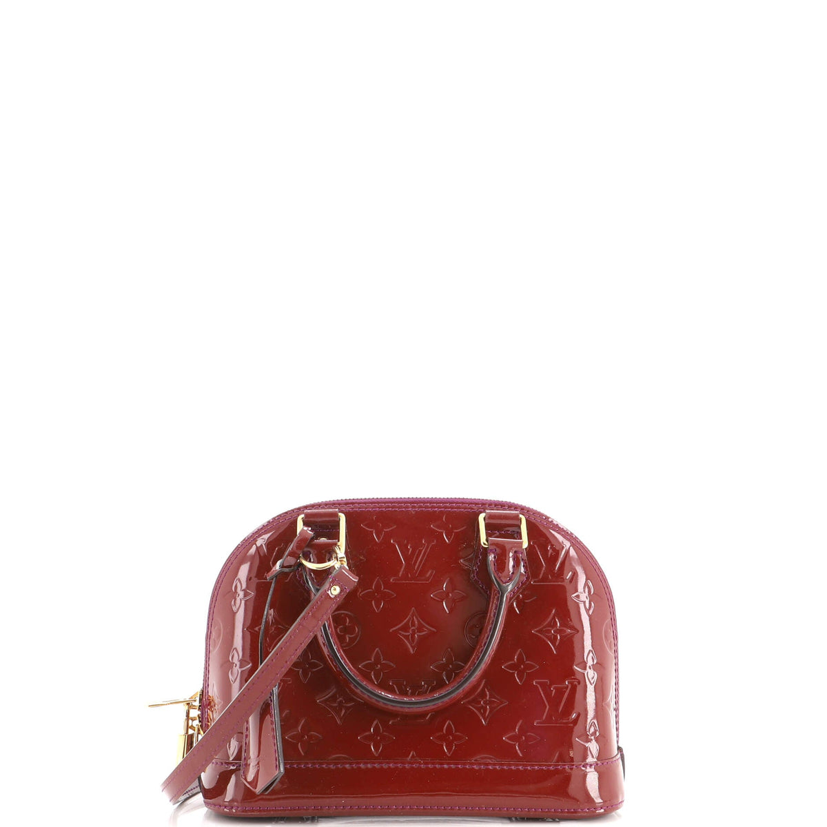 Alma Handbag Monogram Vernis BB