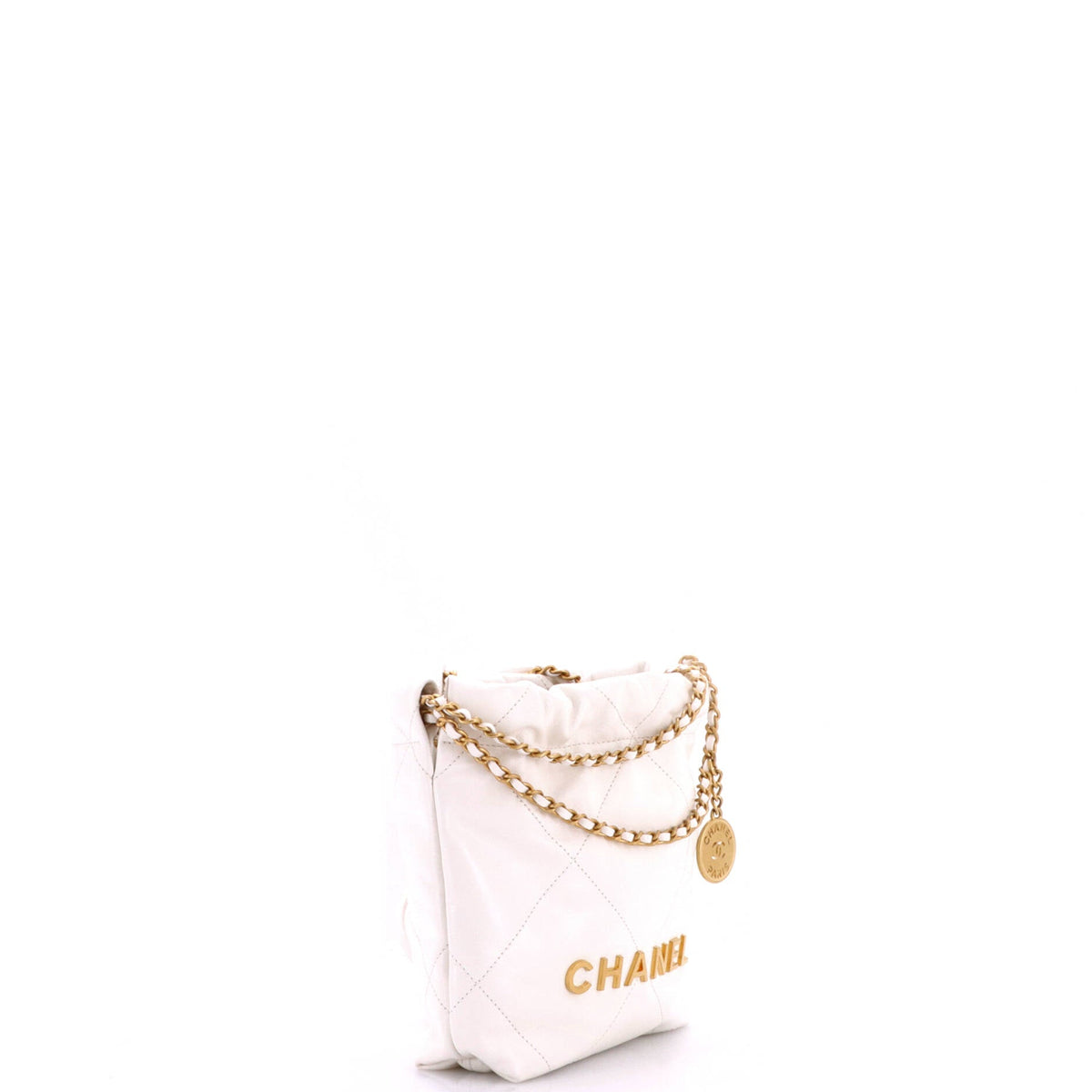 22 Chain Hobo Quilted Calfskin Mini