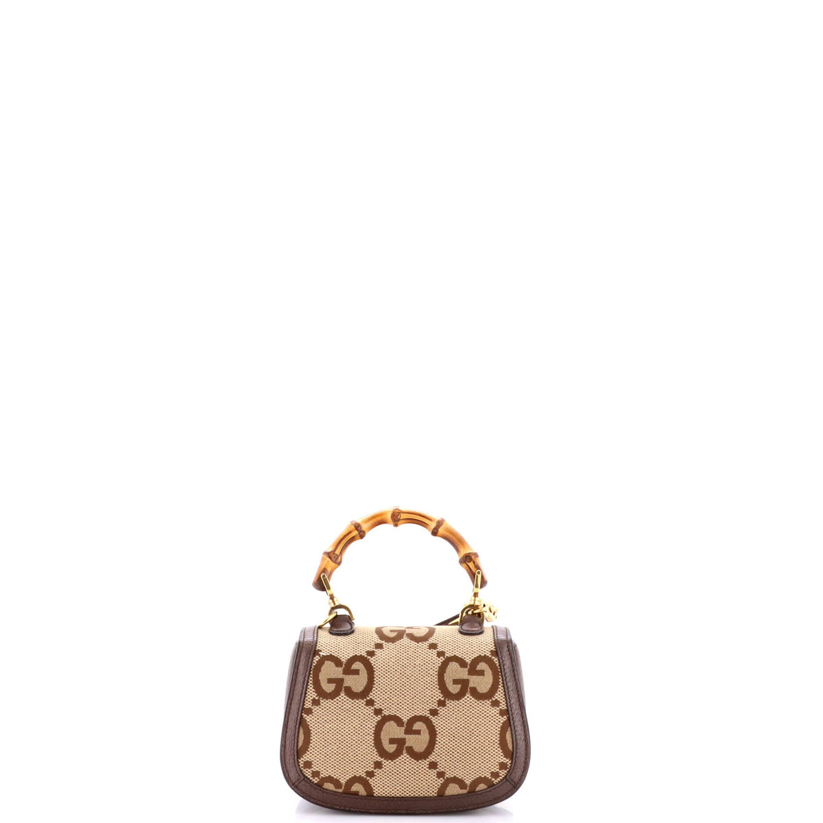 Bamboo 1947 Top Handle Bag Jumbo GG Canvas Mini