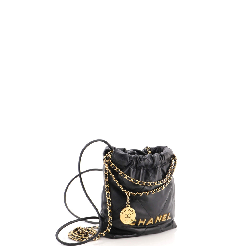 22 Chain Hobo Quilted Calfskin Mini