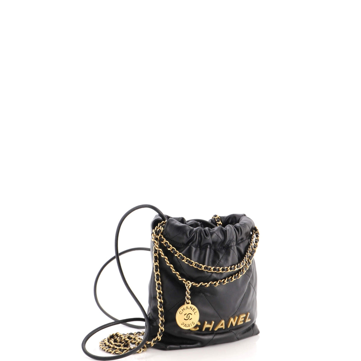 22 Chain Hobo Quilted Calfskin Mini