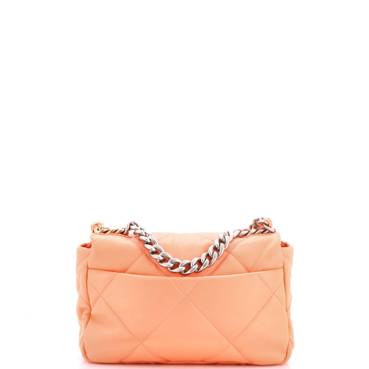 19 Flap Bag Quilted Leather Medium