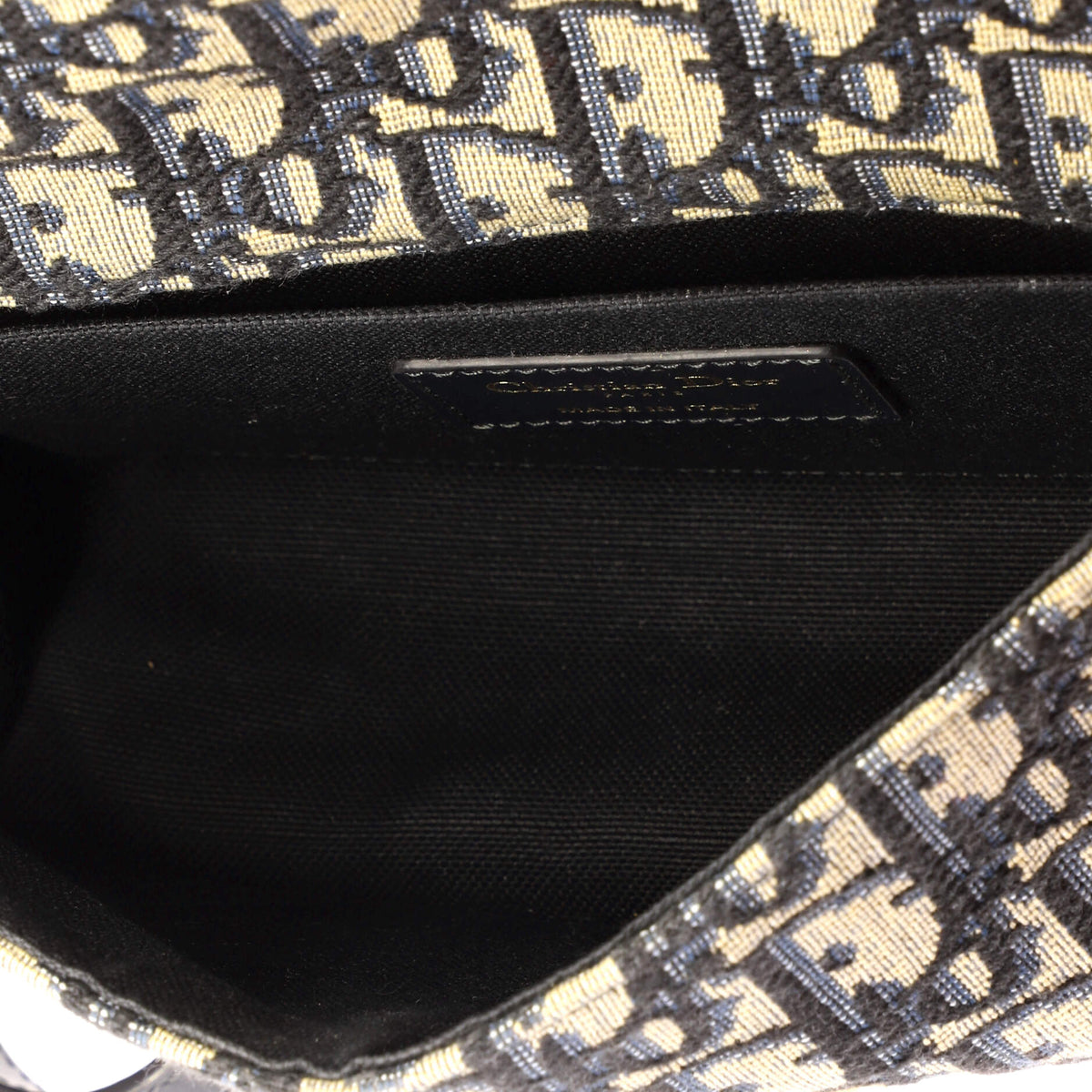 30 Montaigne Chain Flap Bag Oblique Canvas East West