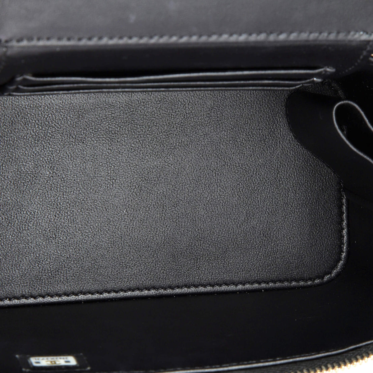 All Slide Long Vanity Case with Chain Quilted Lambskin Small