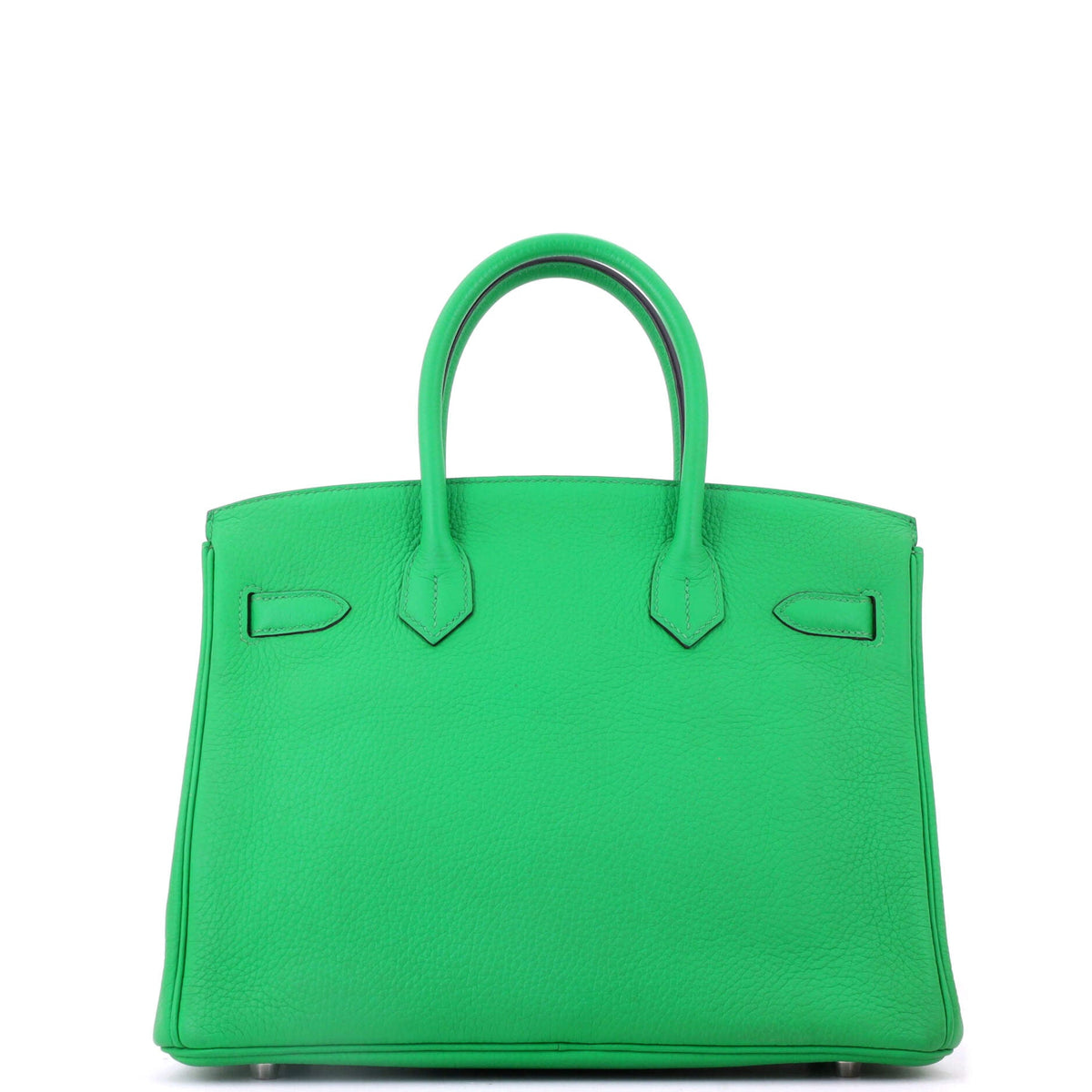 Birkin Handbag Bamboo Clemence with Palladium Hardware 30