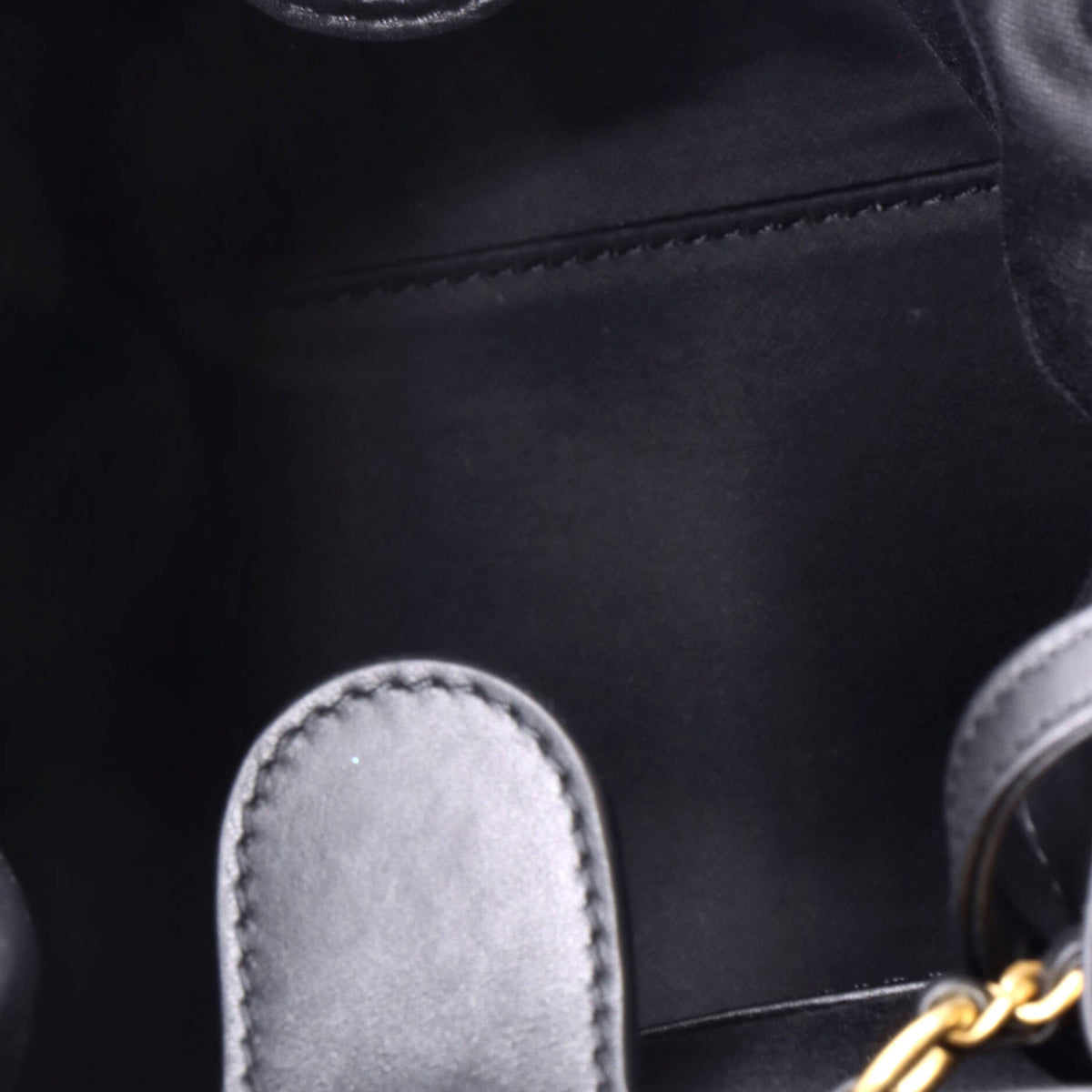 25 Backpack Quilted Suede Medium
