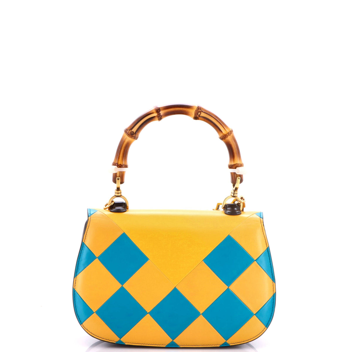 Bamboo 1947 Top Handle Bag Limited Edition Geometric Print Leather Medium