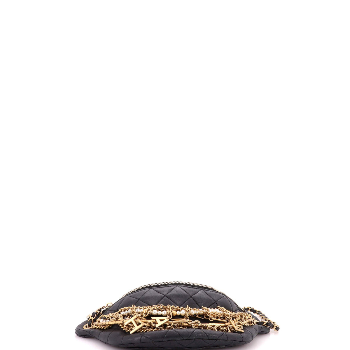 All About Chains Waist Bag Quilted Lambskin