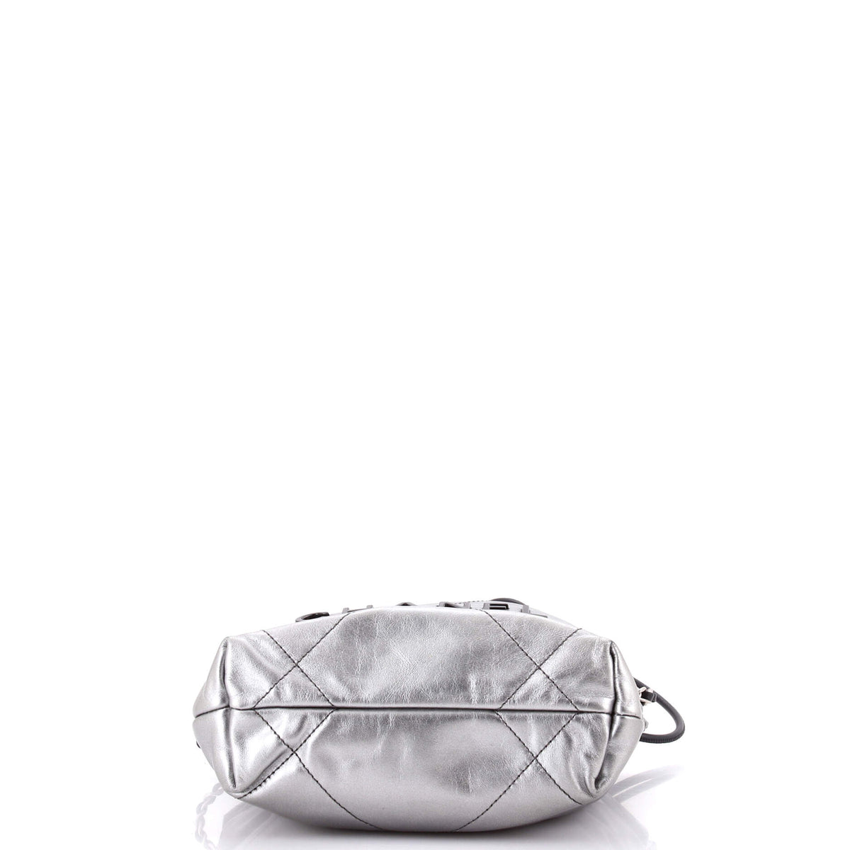 22 Chain Hobo Quilted Metallic Degrade Calfskin Mini