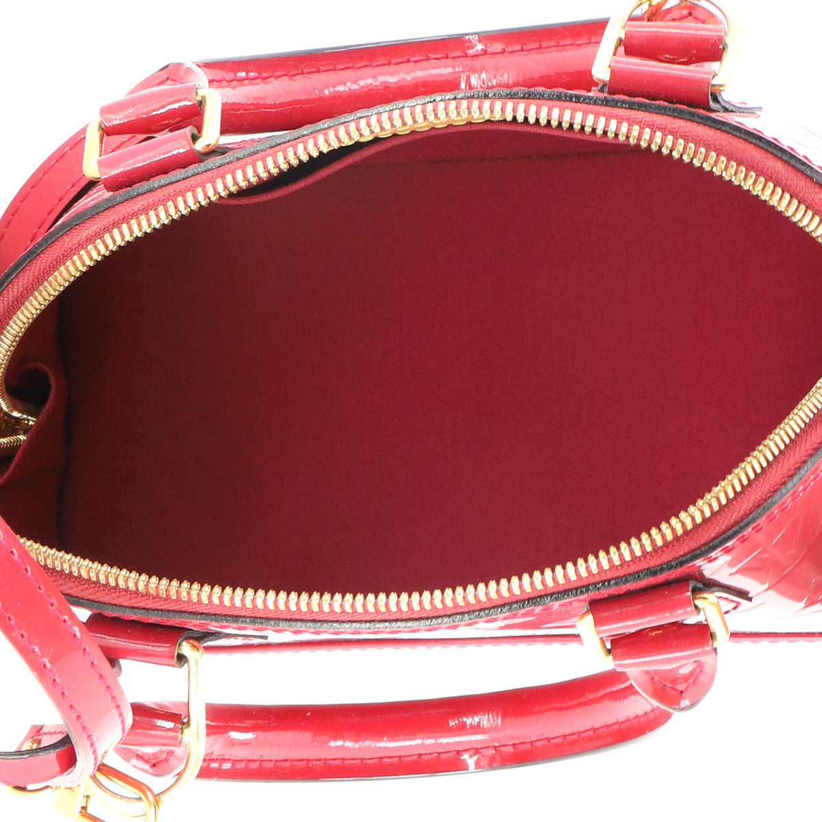 Alma Handbag Monogram Vernis BB