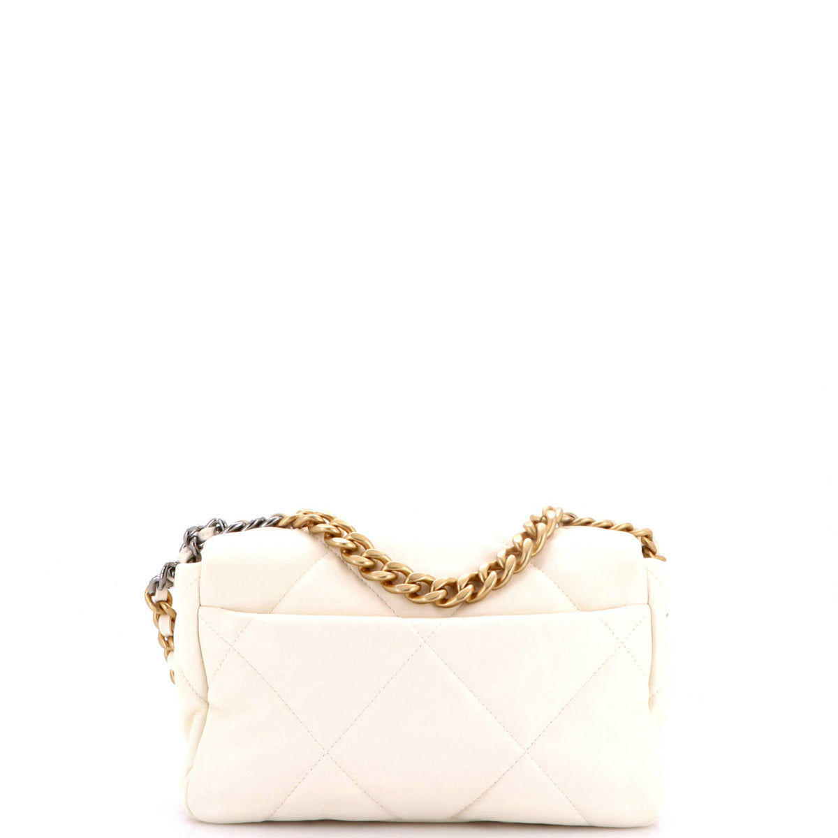 19 Flap Bag Quilted Leather Medium
