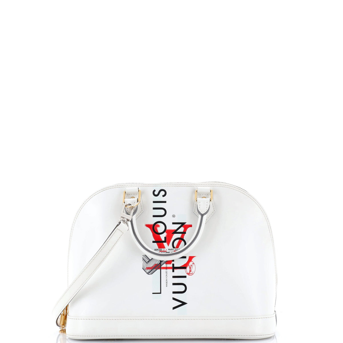 Alma Handbag Limited Edition Mars Smooth Epi Leather PM