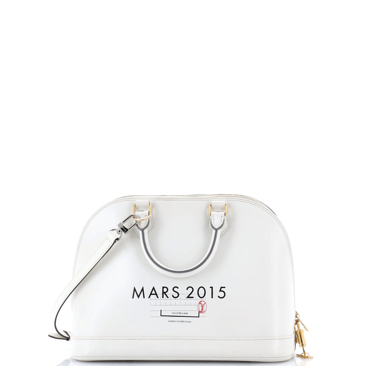 Alma Handbag Limited Edition Mars Smooth Epi Leather PM