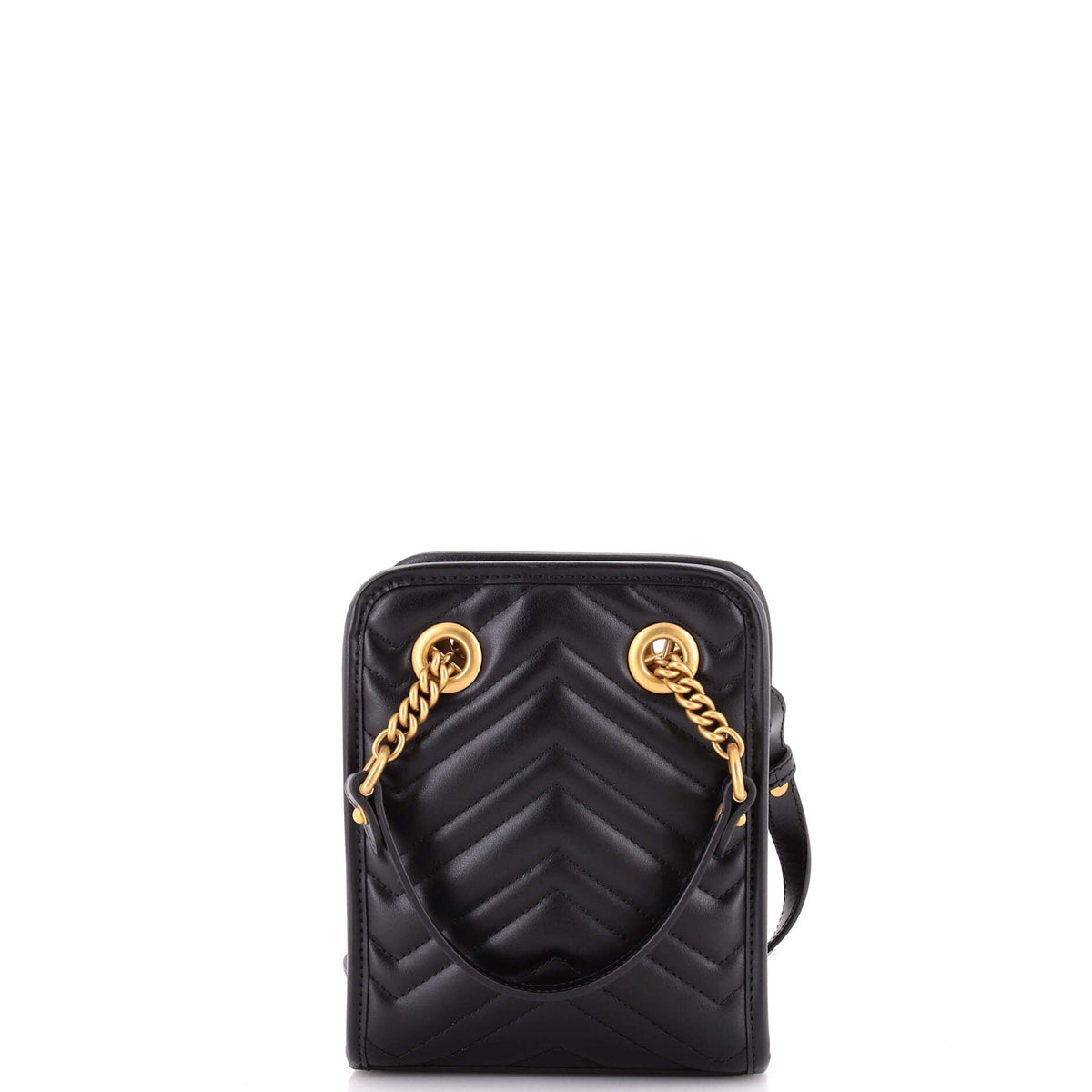 GG Marmont Handle Crossbody Bag Matelasse Leather Mini