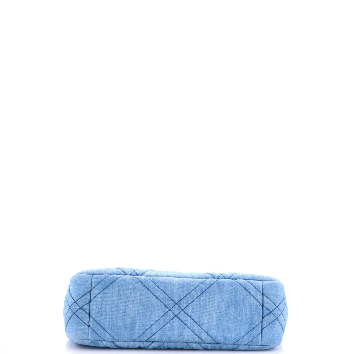 19 Flap Bag Quilted Denim Medium