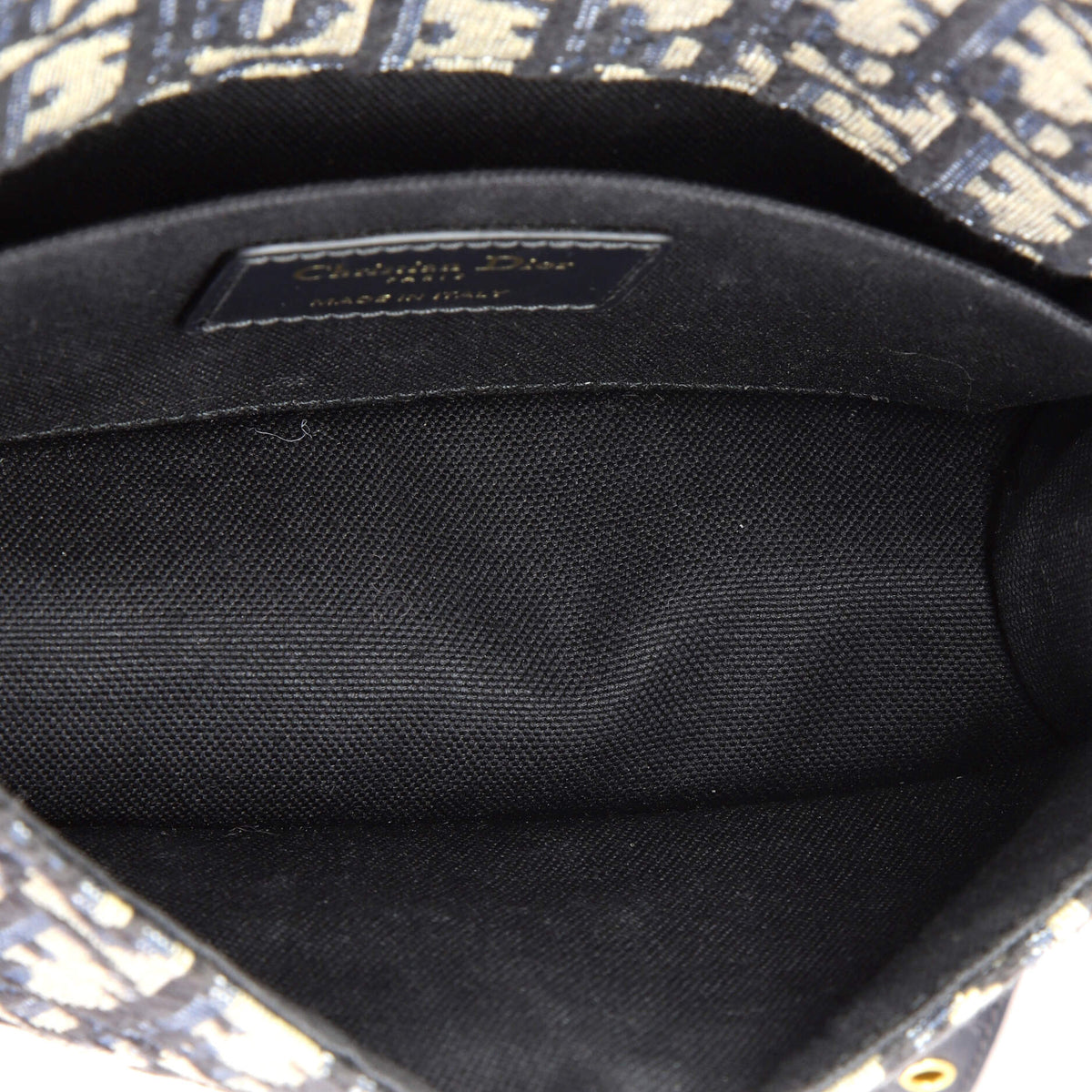 30 Montaigne Chain Flap Bag Oblique Canvas East West