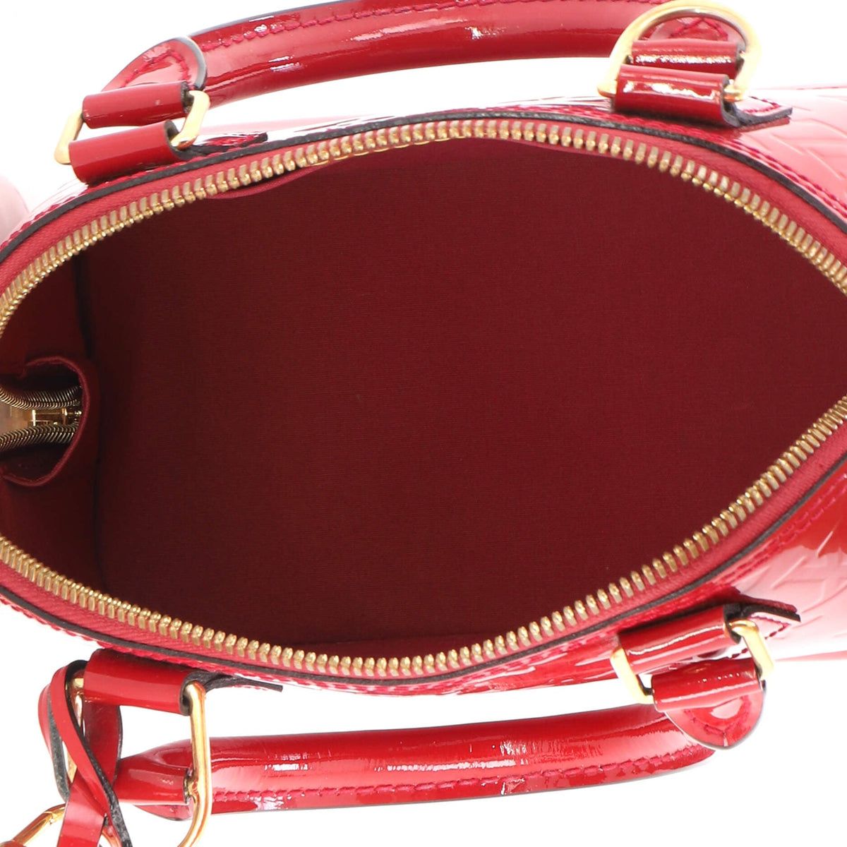 Alma Handbag Monogram Vernis BB