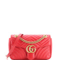 GG Marmont Flap Bag Matelasse Leather Small