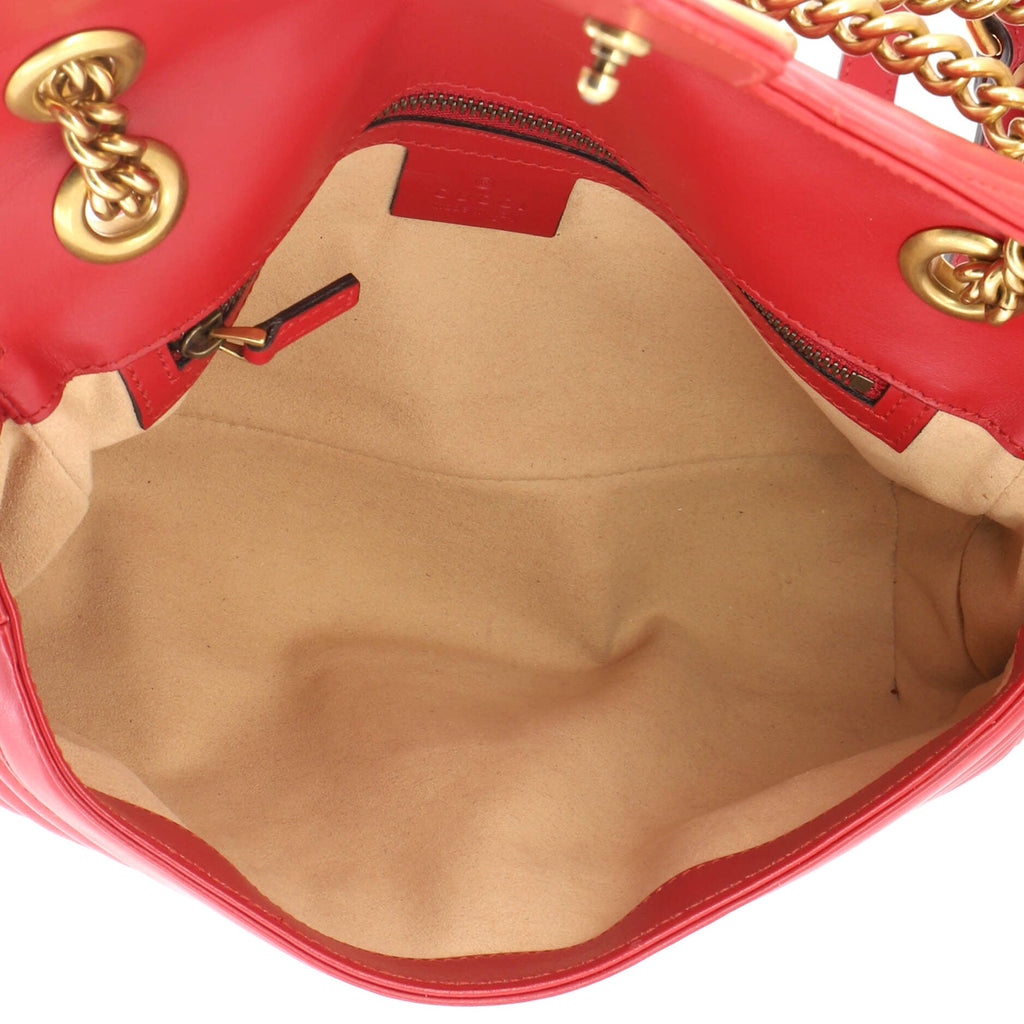 GG Marmont Flap Bag Matelasse Leather Small
