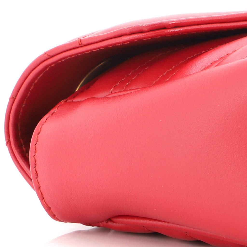 GG Marmont Flap Bag Matelasse Leather Small